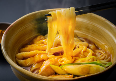 まろやかスパイシー『カレーきしめん』